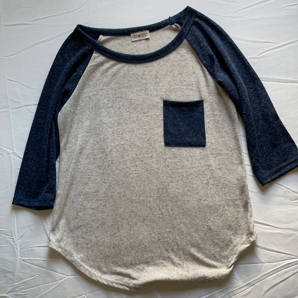 Linen-blend raglan tee - Picture 7 of 7